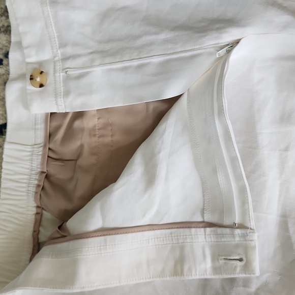 J Jill Womens Linen Stretch Linen Blend Shorts w/Button Detail Sz: 28 4x PLUS - Picture 7 of 8